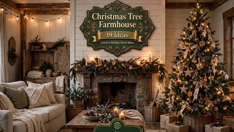 Christmas Tree Farmhouse - 19 Creative Holiday Decor Ideas
